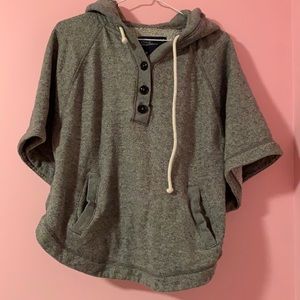 American eagle poncho with hood